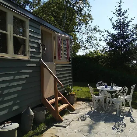 Campingplads The Shepherds Hut @ Les Aulnaies